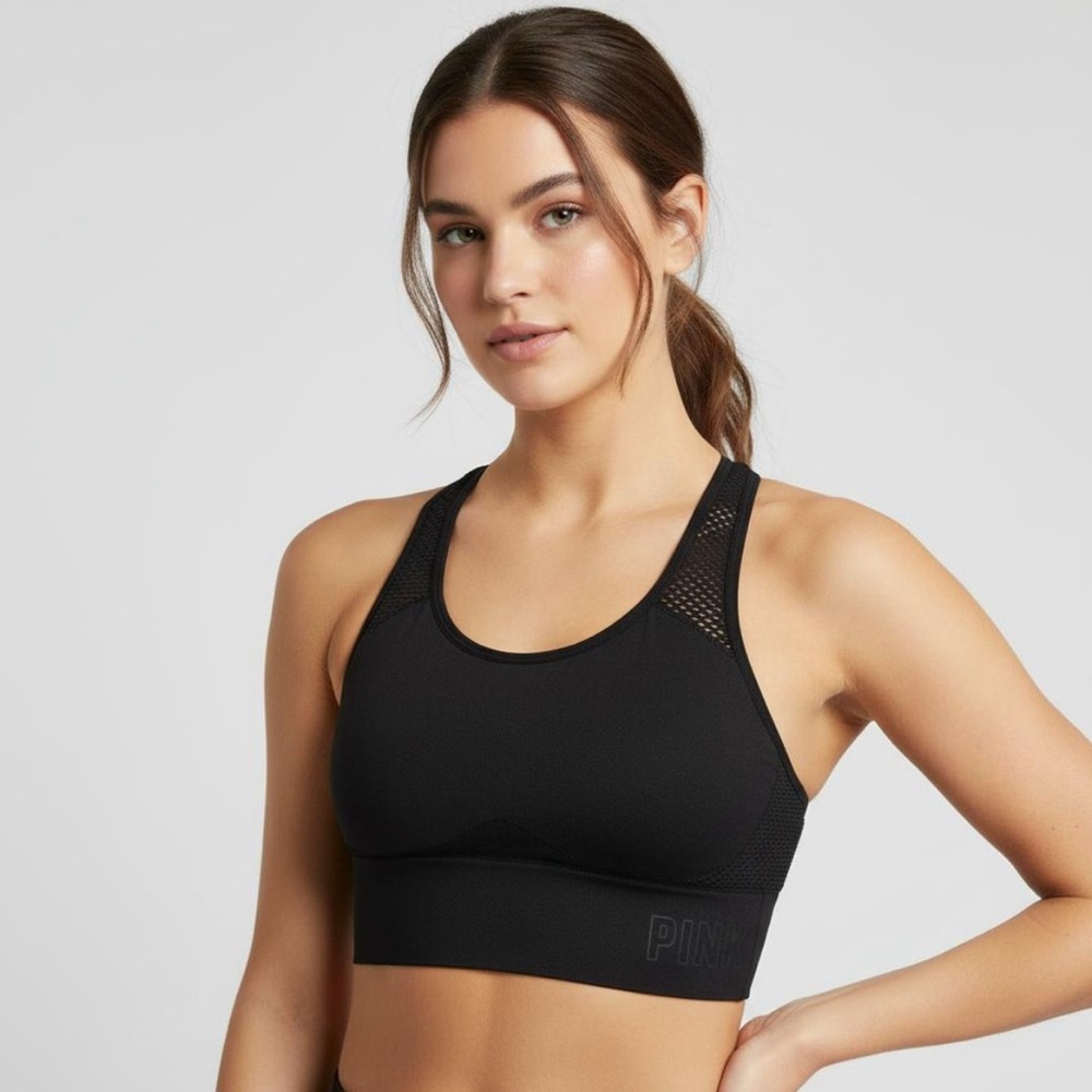 ❥𝒱𝒮 𝐏𝐈𝐍𝐊 (x2) Racerback Sports Bra